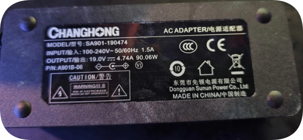 *Brand NEW* 19V 4.74A 90.06W Power Supply Fit for Leading SA901-190474 Adapter Power Supply